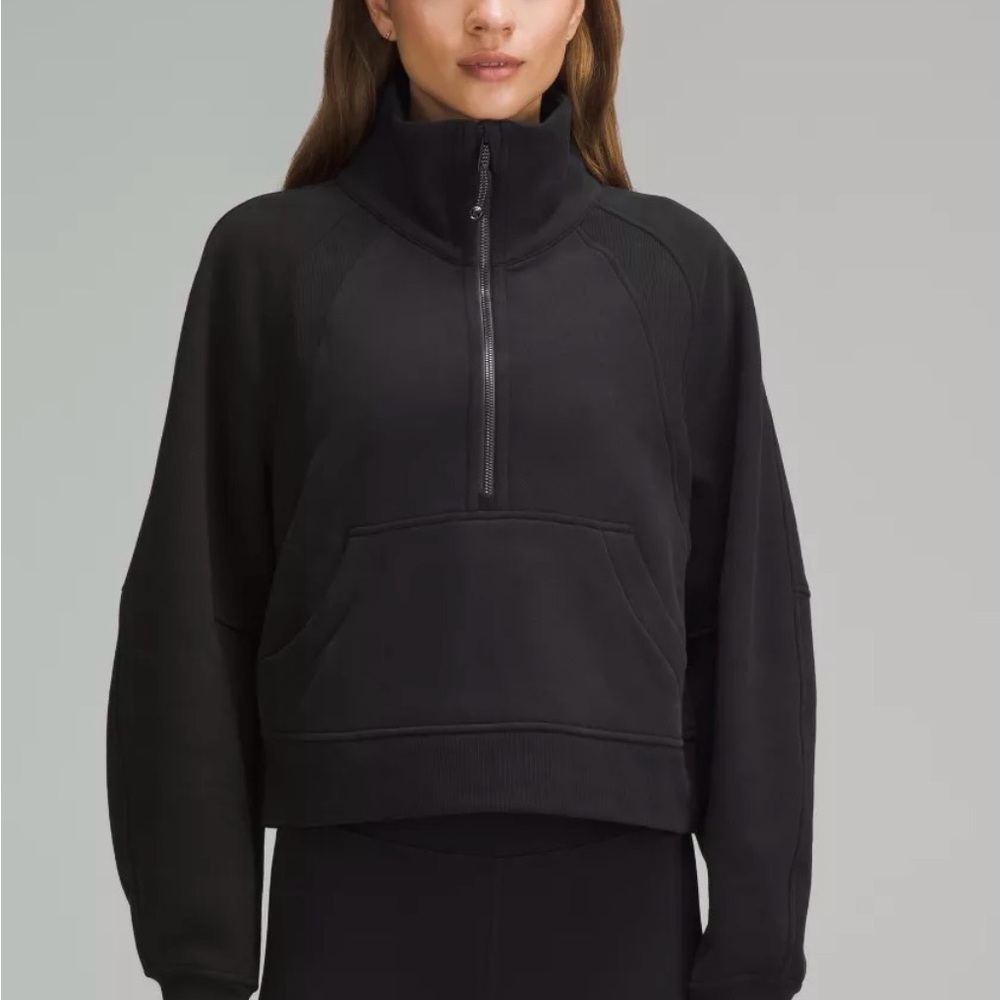 Lululemon Athletica Black Half-Zip Sweatshirt